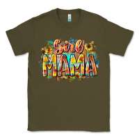 Army Green girl mama Classic Tee - RacoonDesign
