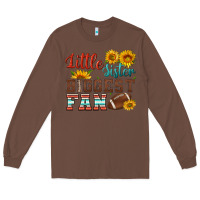 Chestnut little sister biggest fan american football Long Sleeve Tee - HRA Design Shop