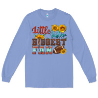 Colony Blue little sister biggest fan american football Long Sleeve Tee - HRA Design Shop