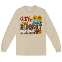 Mushroom little sister biggest fan american football Long Sleeve Tee - HRA Design Shop
