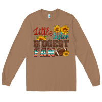 Toasted Coconut little sister biggest fan american football Long Sleeve Tee - HRA Design Shop