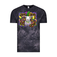 Cloud Black mardi gras baby sheep king cake fleur de lis Vintage Tee - RanaPortraitStore