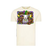 Vintage Arctic mardi gras baby sheep king cake fleur de lis Vintage Tee - RanaPortraitStore