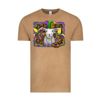 Vintage Camel mardi gras baby sheep king cake fleur de lis Vintage Tee - RanaPortraitStore