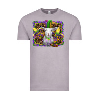 Vintage Zinc mardi gras baby sheep king cake fleur de lis Vintage Tee - RanaPortraitStore