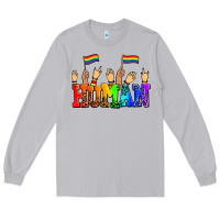 Moon Dust human with hands and pride flags Long Sleeve Tee - AdoDesignShop
