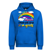 Cobalt the only choice i made was to be myself Urban Hoodie - Artiststas