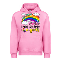 Fuchsia Pink the only choice i made was to be myself Urban Hoodie - Artiststas