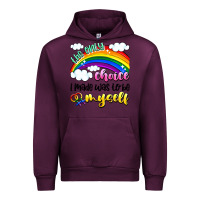 Mauve Wine the only choice i made was to be myself Urban Hoodie - Artiststas