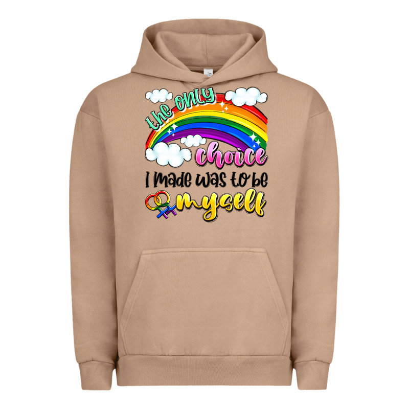 The Only Choice I Made Was To Be Myself Urban Hoodie by Artiststas | Teevron