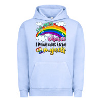 Pigment Grape Ice the only choice i made was to be myself Urban Hoodie - Artiststas