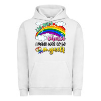 Pigment Lunar Rock the only choice i made was to be myself Urban Hoodie - Artiststas