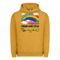 Pigment Peanut Butter the only choice i made was to be myself Urban Hoodie - Artiststas