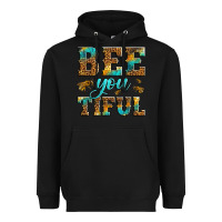 Black Western Bee You Tiful Bee Heavyweight Hoodie - LillyAllenDesigns