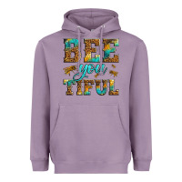 Lavender Western Bee You Tiful Bee Heavyweight Hoodie - LillyAllenDesigns
