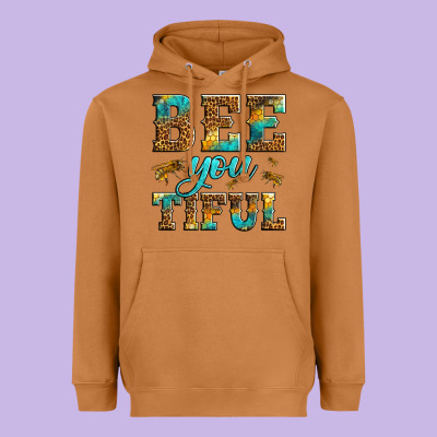Western Bee You Tiful Bee Heavyweight Hoodie Designed By Lillyallendesigns