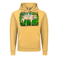 Vintage Mustard thick thighs lucky vibes charolais bull Vintage Hoodie - RanaPortraitStore