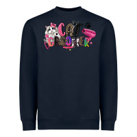Navy cat groomer Heavyweight Sweatshirt - Zillion Design Studio