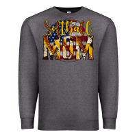 Charcoal Heather softball mom Premium Sweatshirt - Jasminsmagicworld