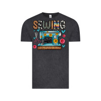 Vintage Black sewing life Vintage Tee - Zillion Design Studio