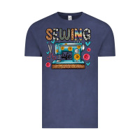 Vintage Denim sewing life Vintage Tee - Zillion Design Studio