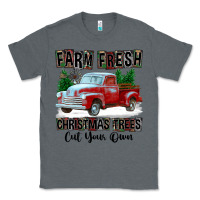Charcoal Heather Farm Fresh Christmas Trees Cut Your Own Classic Tee - FaDigitalArtStudio