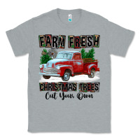 Heather Grey Farm Fresh Christmas Trees Cut Your Own Classic Tee - FaDigitalArtStudio