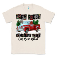 Natural Farm Fresh Christmas Trees Cut Your Own Classic Tee - FaDigitalArtStudio