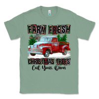 Sage Farm Fresh Christmas Trees Cut Your Own Classic Tee - FaDigitalArtStudio