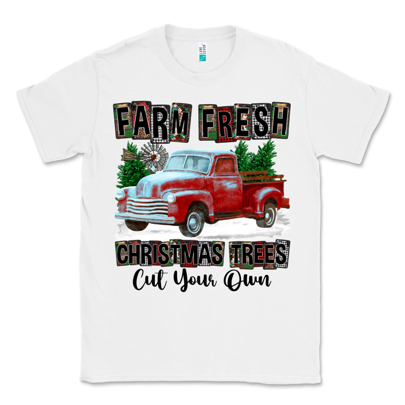 Farm Fresh Christmas Trees Cut Your Own Classic Tee by FaDigitalArtStudio | Teevron