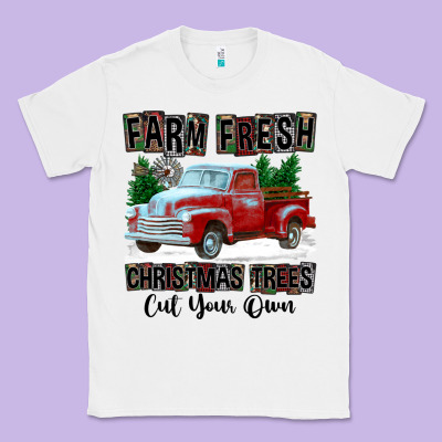 Farm Fresh Christmas Trees Cut Your Own Classic Tee Designed By Fadigitalartstudio