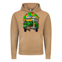 Vintage Camel st patricks day truck with pot of gold horseshoe a Vintage Hoodie - RanaPortraitStore