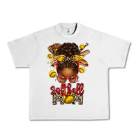 Lunar Rock softball mom afro messy bun Urban Heavy Tee - texasbilliewilder