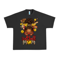 Pigment Black softball mom afro messy bun Urban Heavy Tee - texasbilliewilder