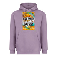 Lavender bee nice or buzz off Heavyweight Hoodie - LillyAllenDesigns