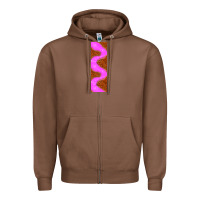 Chestnut halloween pink pen wraps Zipper Hoodie - BundleAndBundleShop
