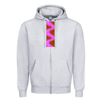 Heather Grey halloween pink pen wraps Zipper Hoodie - BundleAndBundleShop