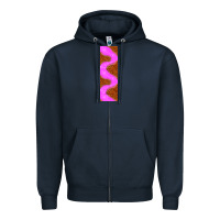 Navy halloween pink pen wraps Zipper Hoodie - BundleAndBundleShop