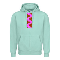 Seafoam halloween pink pen wraps Zipper Hoodie - BundleAndBundleShop