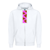 White halloween pink pen wraps Zipper Hoodie - BundleAndBundleShop