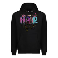 Black hair stylist Premium Hoodie - MaliasSmallBusiness
