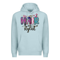Blue Mist hair stylist Premium Hoodie - MaliasSmallBusiness