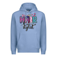 Colony Blue hair stylist Premium Hoodie - MaliasSmallBusiness