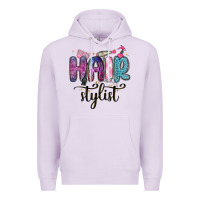 Lilac hair stylist Premium Hoodie - MaliasSmallBusiness