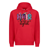 Red hair stylist Premium Hoodie - MaliasSmallBusiness