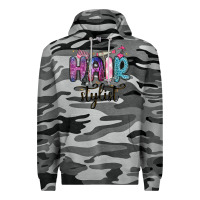 Slate Camo hair stylist Premium Hoodie - MaliasSmallBusiness