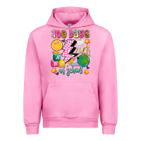 Fuchsia Pink 100 days of school Urban Hoodie - Artiststas