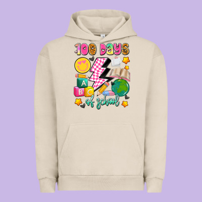 100 Days Of School Urban Hoodie Designed By Artiststas
