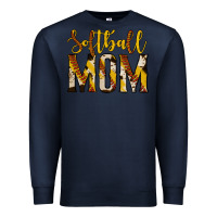 Navy softball mom Premium Sweatshirt - Jasminsmagicworld