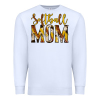 White softball mom Premium Sweatshirt - Jasminsmagicworld